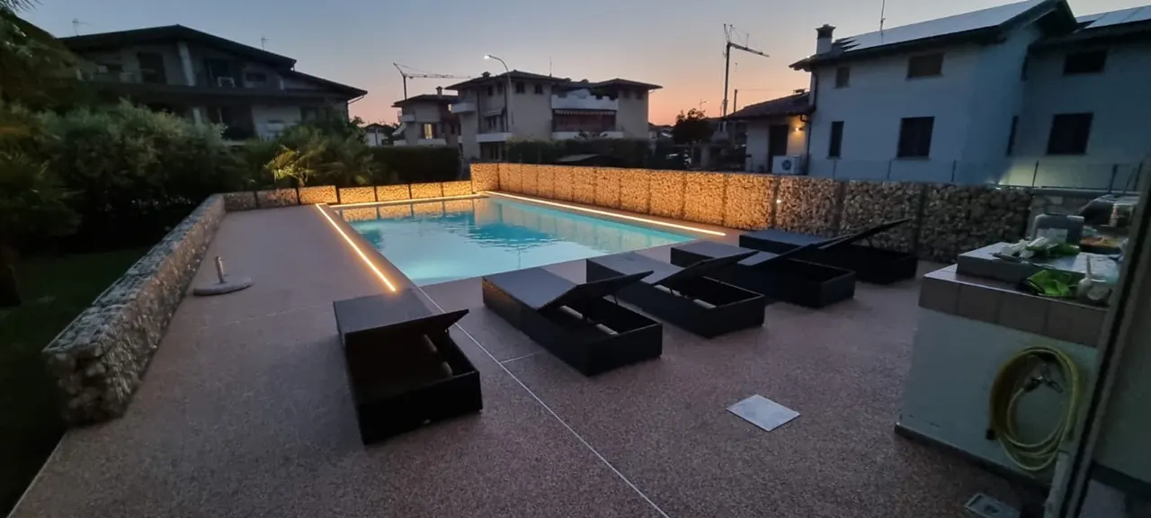 Piscina in cemento armato realizzata da BR Group Piscine