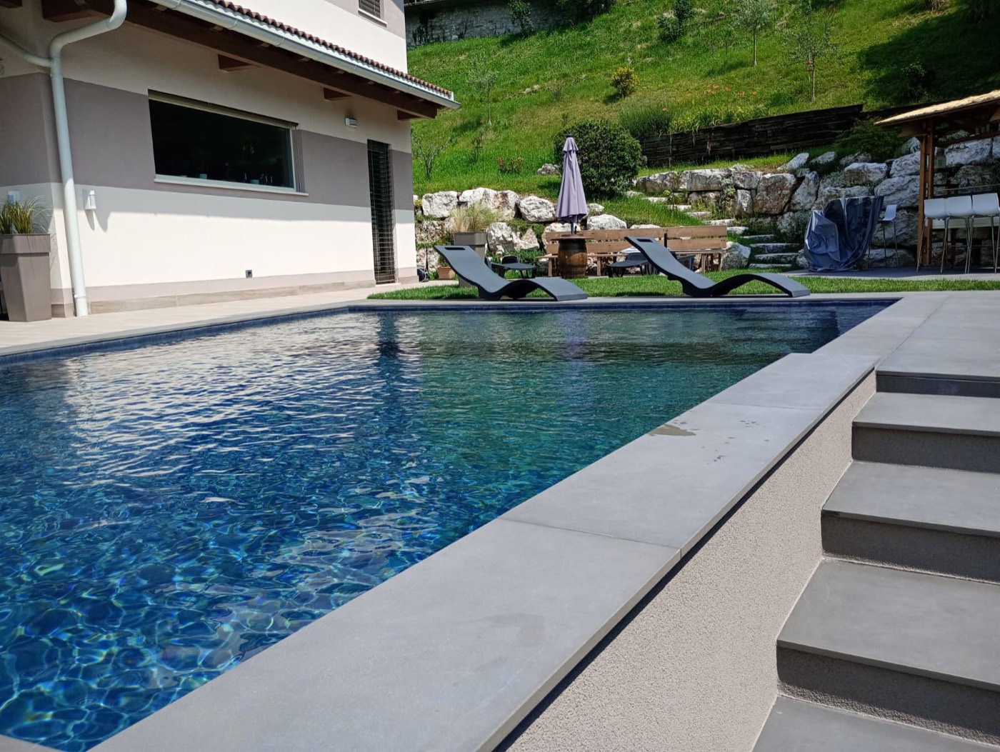 Piscina Sfioro parziale